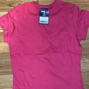 Girls Large Dark Pink T-Shirt